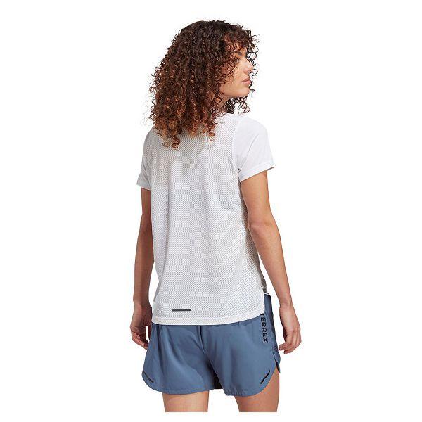 White Women's Adidas Agr Short Sleeve T Shirts | 7568942-BI