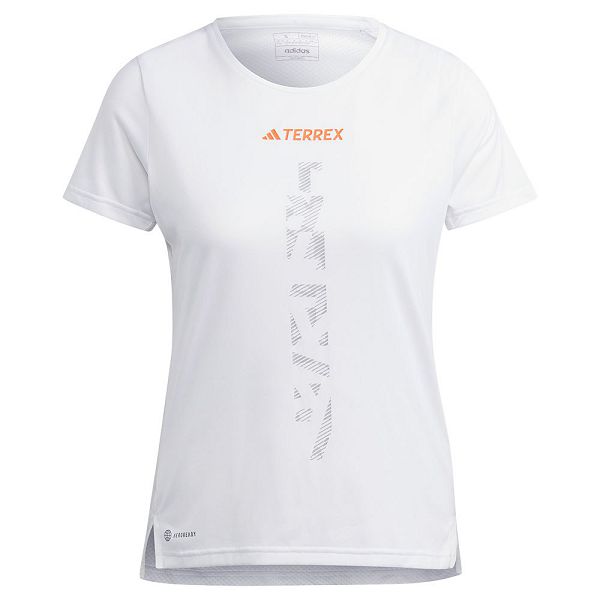 White Women's Adidas Agr Short Sleeve T Shirts | 7568942-BI