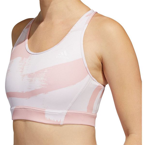 White Women's Adidas Aop Sports Bra | 8230697-ZM