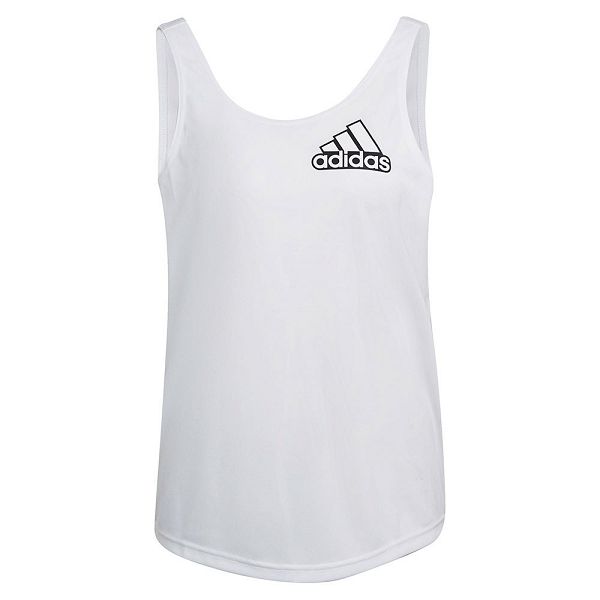 White Women's Adidas Bluv Q1 Sleeveless T Shirts | 6819523-UH