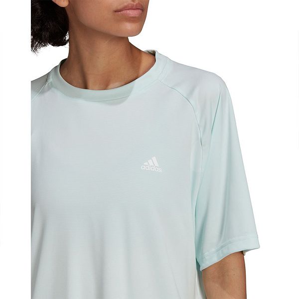 White Women's Adidas Boyfr Short Sleeve T Shirts | 6430729-GT