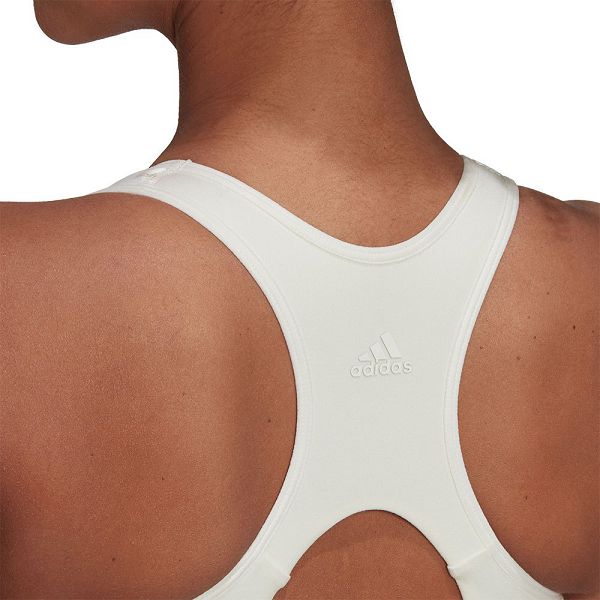 White Women's Adidas Cf St Msn Sports Bra | 7395602-RD