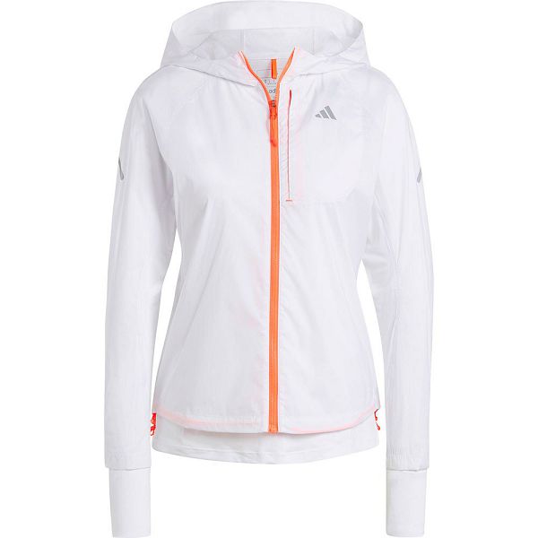 White Women's Adidas Fast Jackets | 1307259-YL