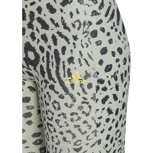 White Women's Adidas Fastimpact Leopard 7/8 Leggings | 0736489-AC