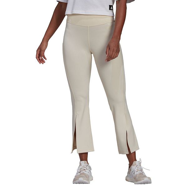 White Women\'s Adidas Flared Pants | 4173089-SN