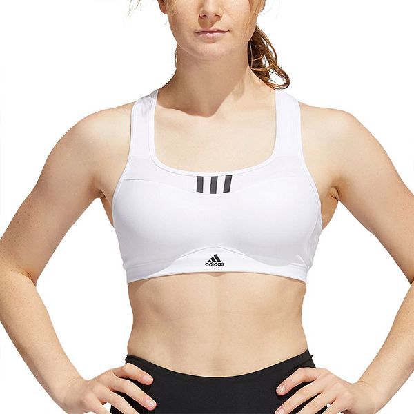 White Women's Adidas HS Sports Bra | 3472805-JU