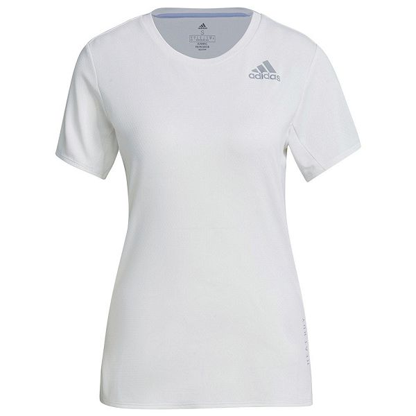 White Women's Adidas Heat RDY Short Sleeve T Shirts | 2850391-YK