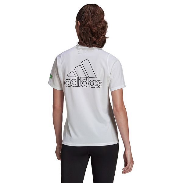 White Women's Adidas Marimekko Short Sleeve T Shirts | 8976142-BW