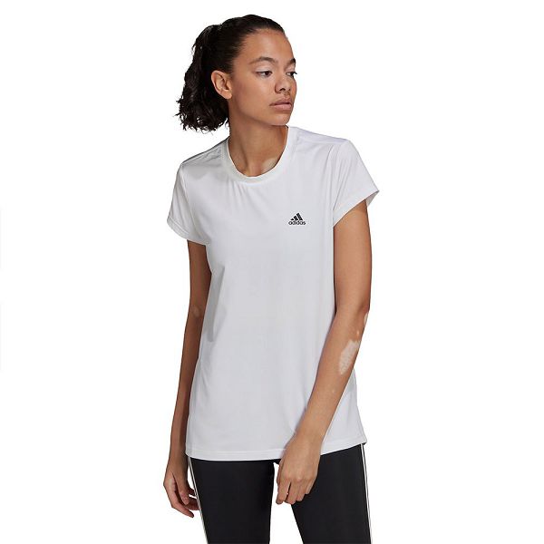 White Women's Adidas Maternity Short Sleeve T Shirts | 2149736-IA