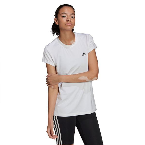 White Women's Adidas Maternity Short Sleeve T Shirts | 2149736-IA