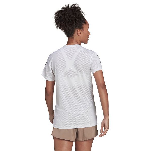 White Women's Adidas OTR Cooler Short Sleeve T Shirts | 5783061-NP