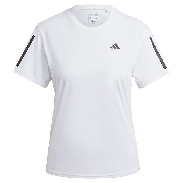 White Women's Adidas Own The Run Short Sleeve T Shirts | 1576429-CW