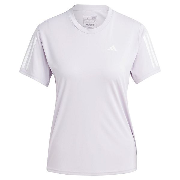 White Women's Adidas Own The Run Short Sleeve T Shirts | 4219758-IL