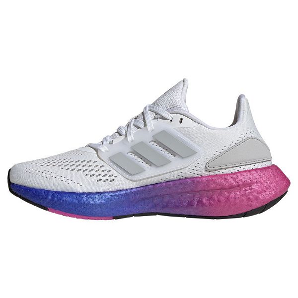 White Women's Adidas Pureboost 22 Running Shoes | 6315784-AJ