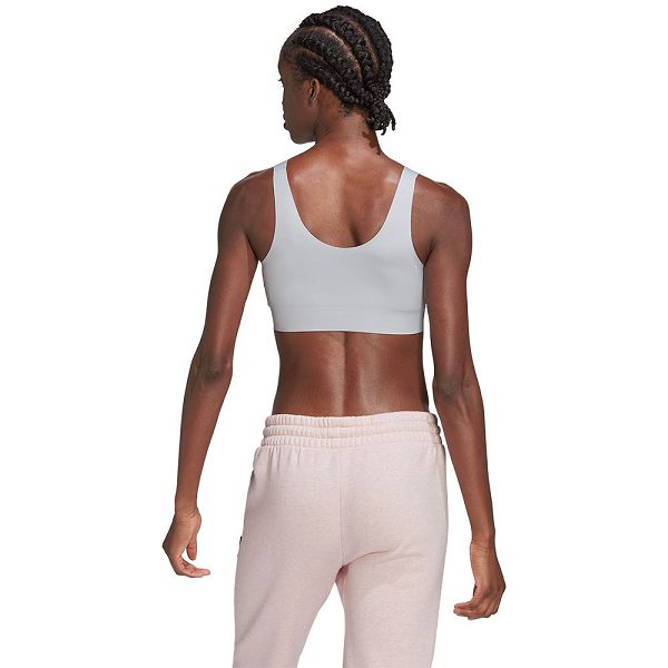 White Women's Adidas Purel Sports Bra | 4619702-HZ