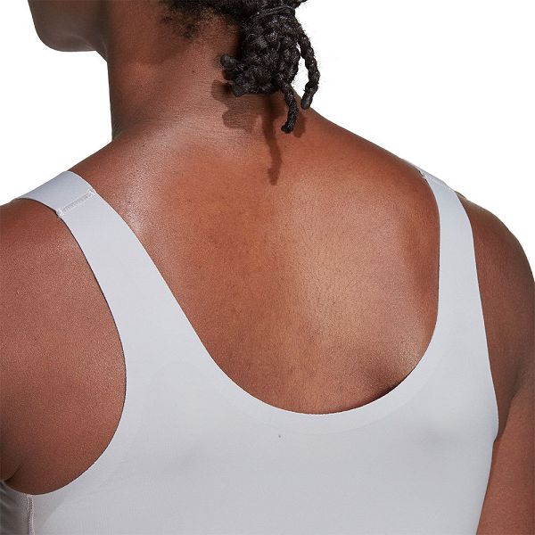 White Women's Adidas Purel Sports Bra | 4619702-HZ