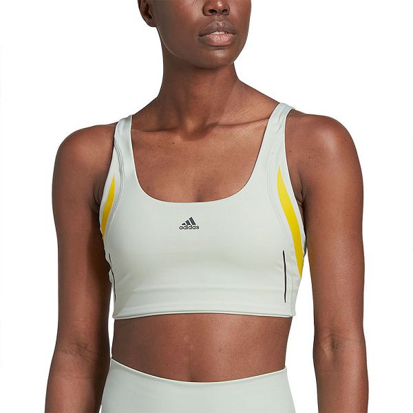 White Women\'s Adidas Pwi L Ms Hit Sports Bra | 7015628-JV