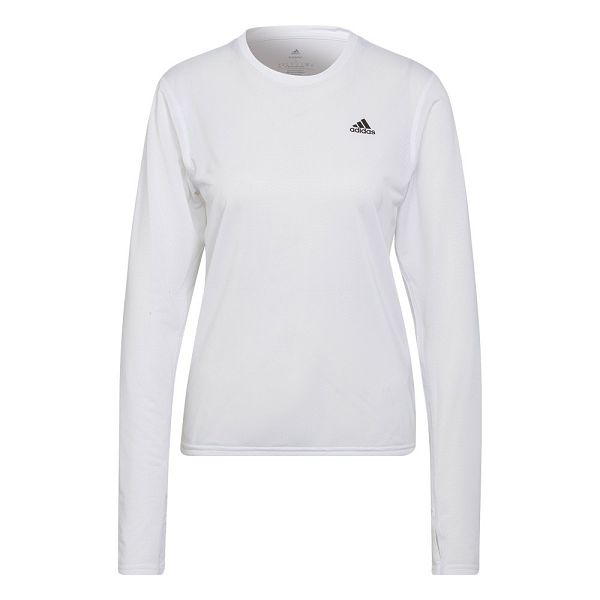 White Women's Adidas Run Icons Long Sleeve T Shirts | 2763195-XK