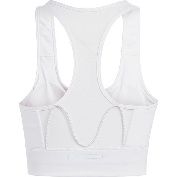 White Women's Adidas Run Ms Pkt Sports Bra | 8937451-ZL