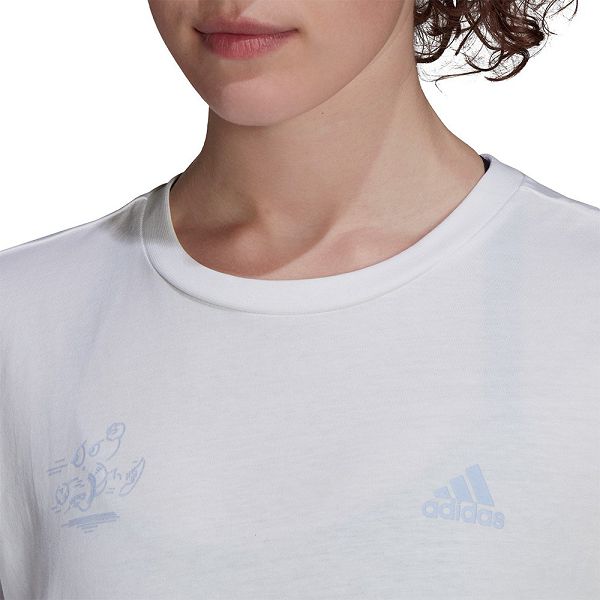 White Women's Adidas SIG GFX T Shirts | 4529861-IH