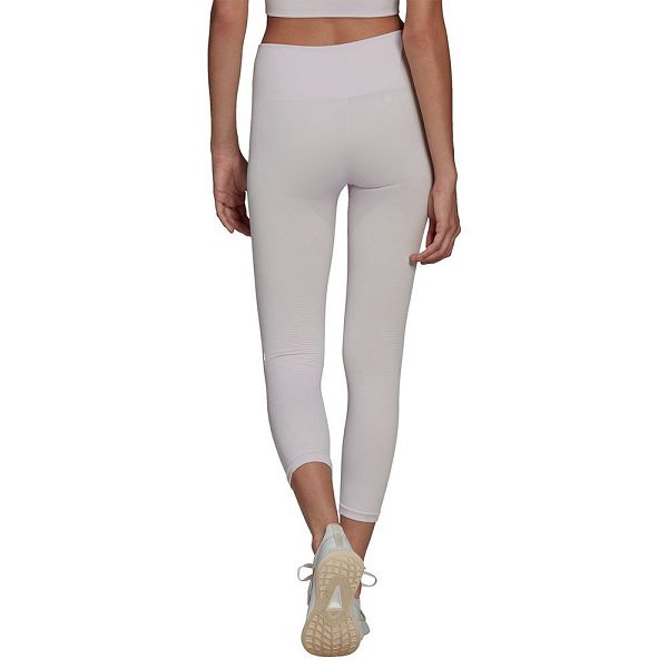 White Women's Adidas SML 7/8 Leggings | 5267130-MX