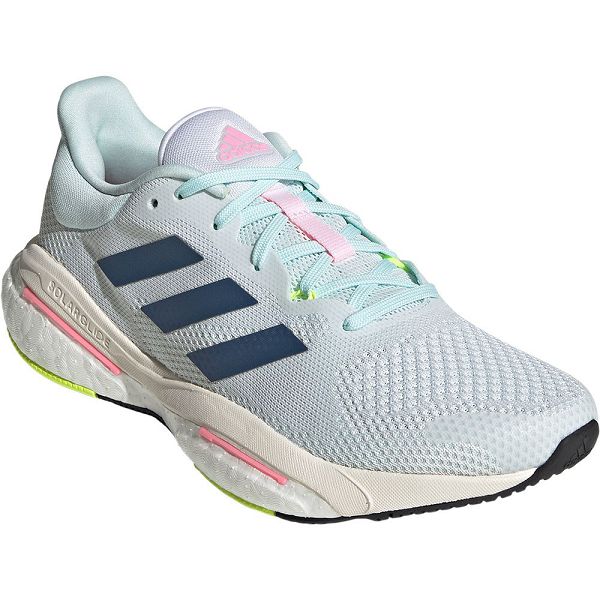 White Women\'s Adidas Solar Glide 5 Running Shoes | 2095731-MS