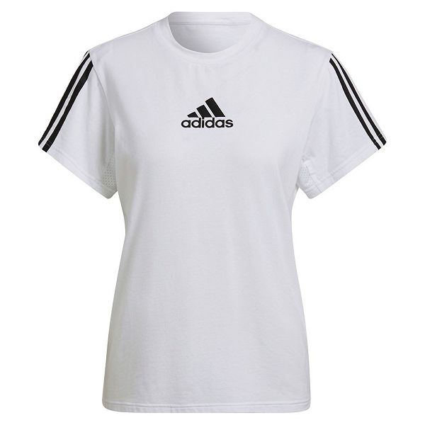 White Women's Adidas TC Short Sleeve T Shirts | 7564928-XZ