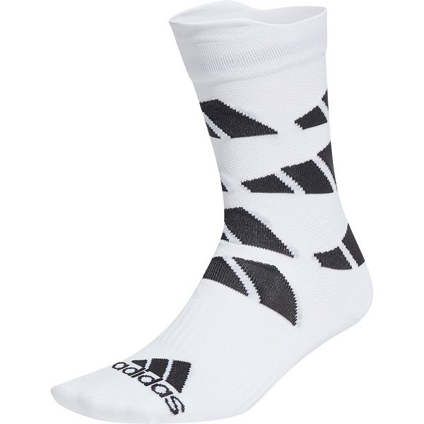 White Women\'s Adidas Ultralight All Over Print Crew Performance Socks | 3708519-OR