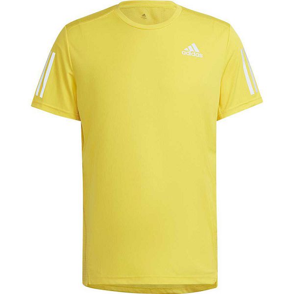 Yellow Men's Adidas Own The Run Short Sleeve T Shirts | 4901375-EU