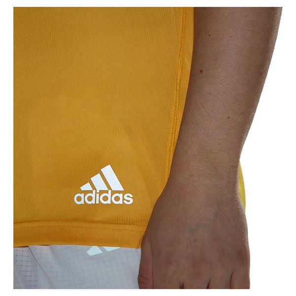 Yellow Men's Adidas Run It Short Sleeve T Shirts | 2987016-CW