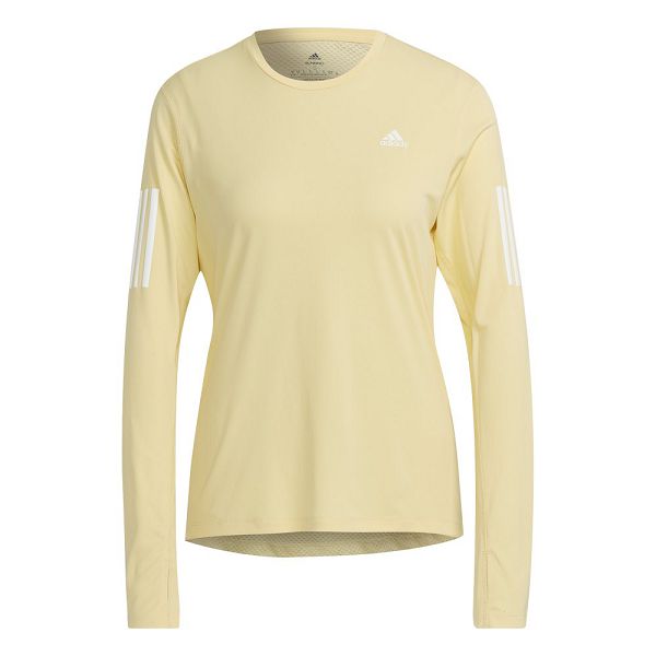 Yellow Women's Adidas Own The Run Long Sleeve T Shirts | 1638975-PK