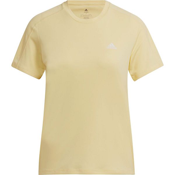 Yellow Women's Adidas Run It Short Sleeve T Shirts | 0174382-PE