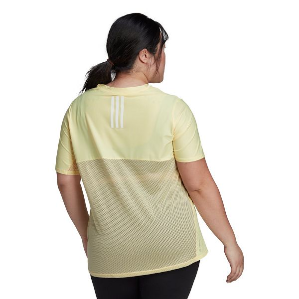 Yellow Women's Adidas Runner Short Sleeve T Shirts | 0269534-PV