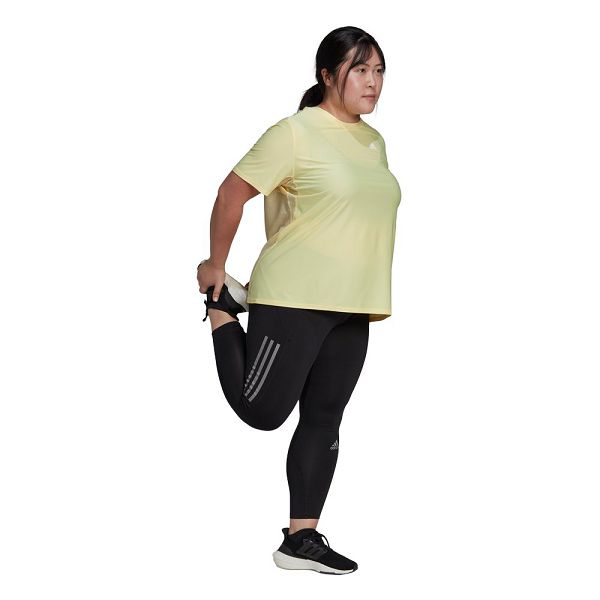 Yellow Women's Adidas Runner Short Sleeve T Shirts | 0269534-PV