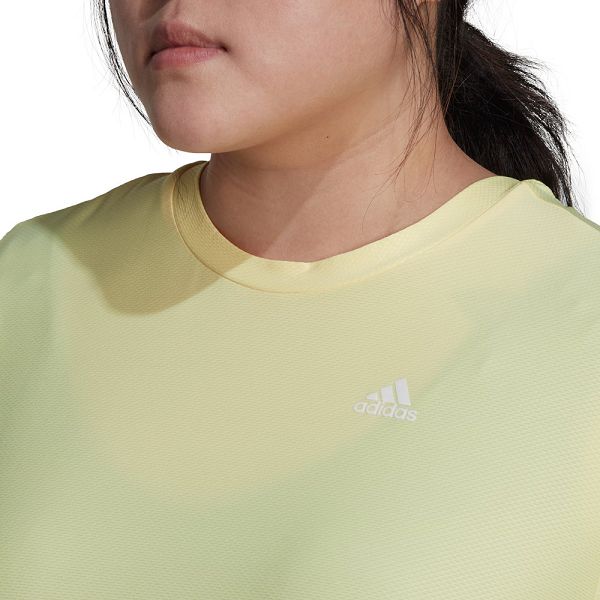 Yellow Women's Adidas Runner Short Sleeve T Shirts | 0269534-PV